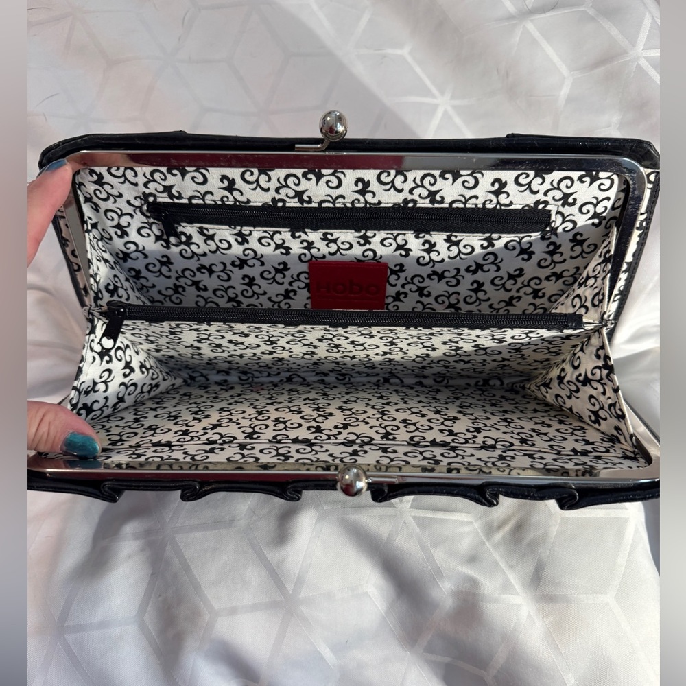 Hobo Leather Clutch Purse - only used for photo shoot